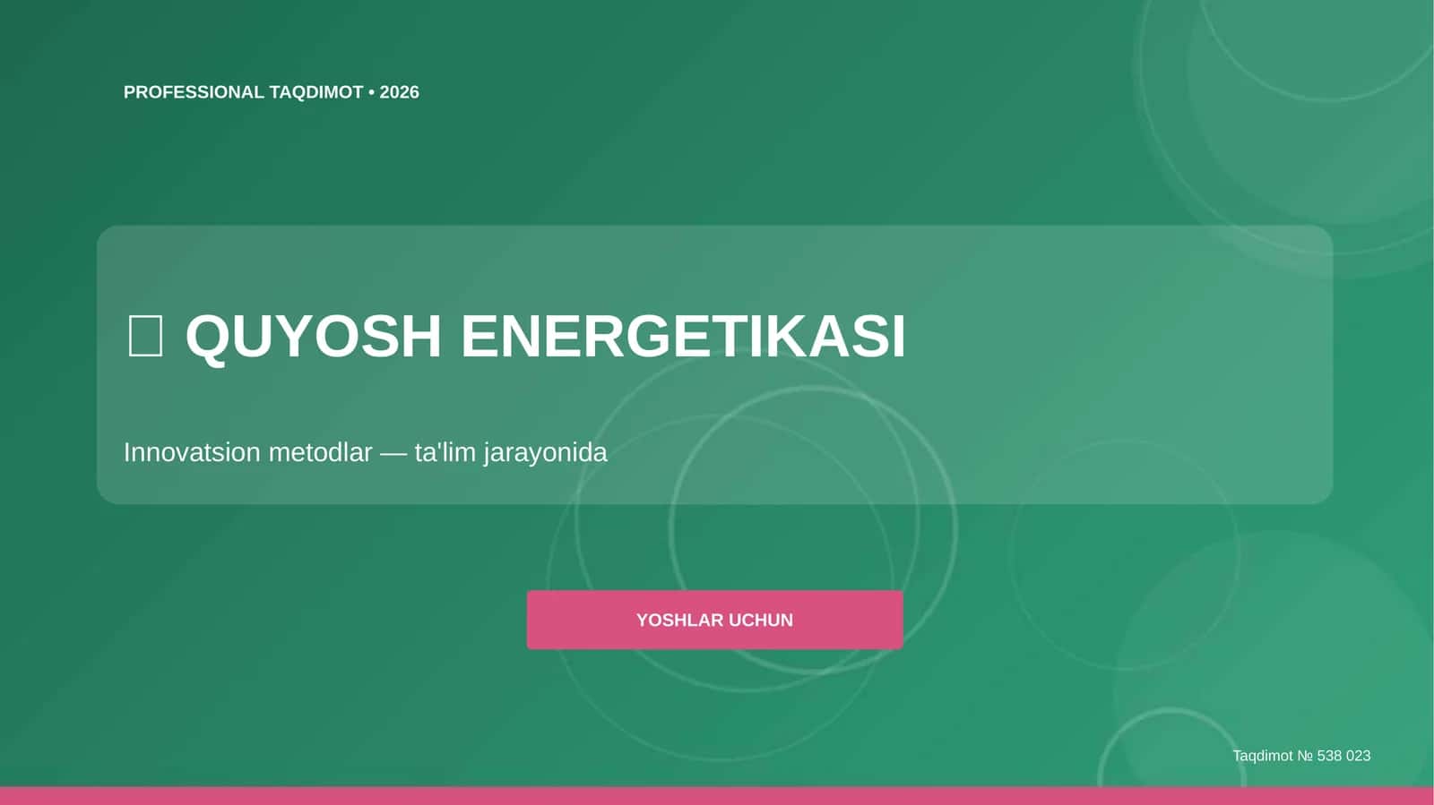 QUYOSH ENERGETIKASI