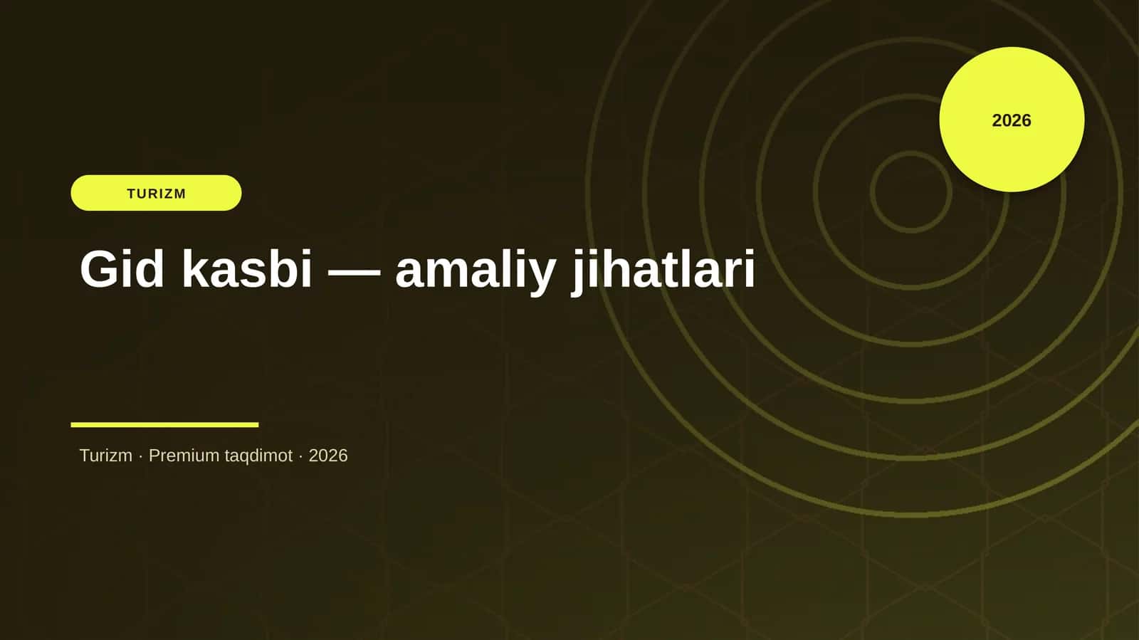 Gid kasbi — amaliy jihatlari