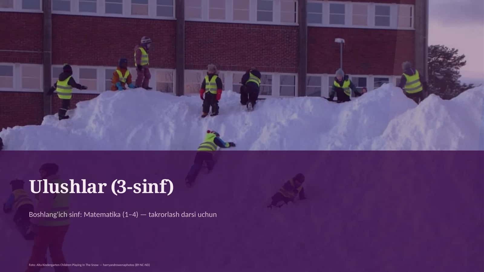 Ulushlar (3-sinf)
