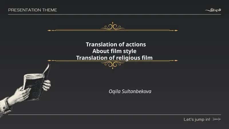 Religious Film Translation
