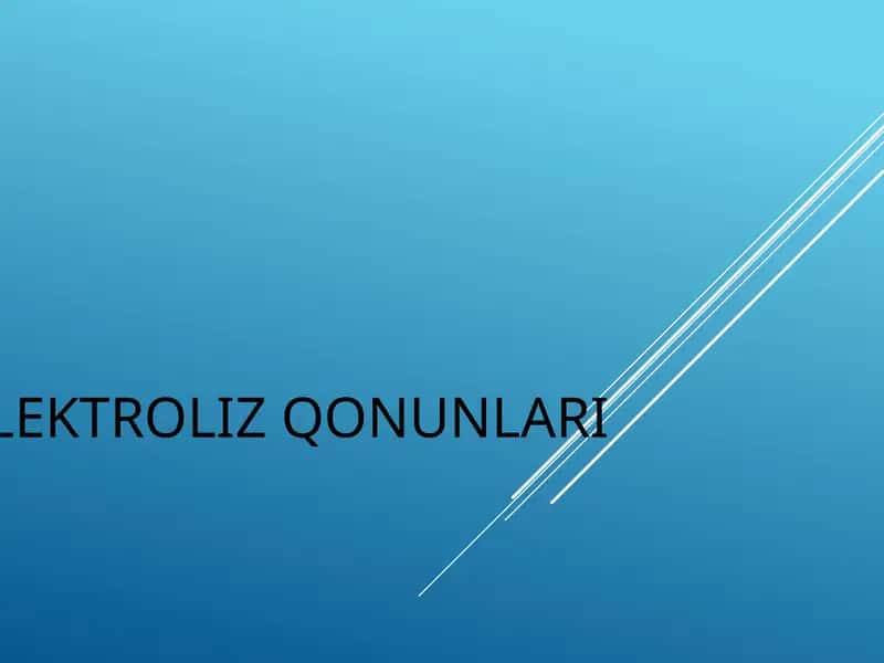 Elektroliz