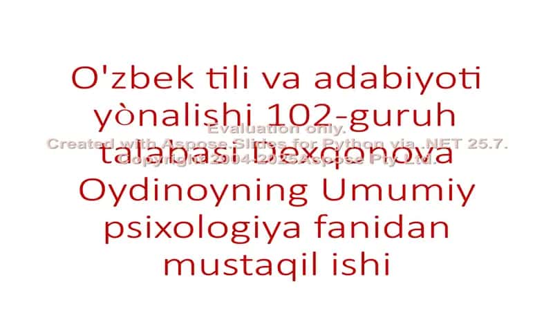 Oila psixologiyasi