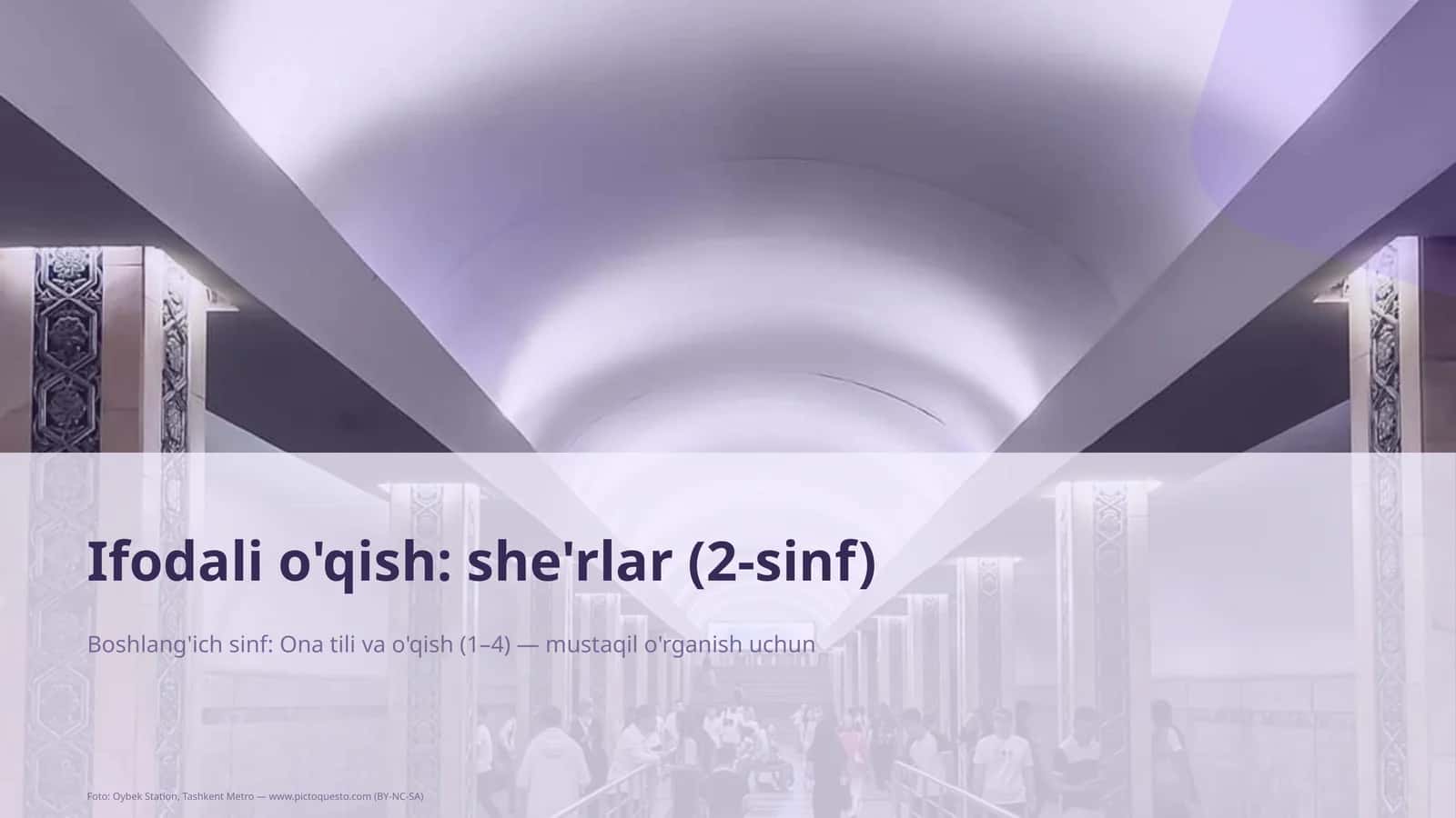 Ifodali o'qish: she'rlar (2-sinf)