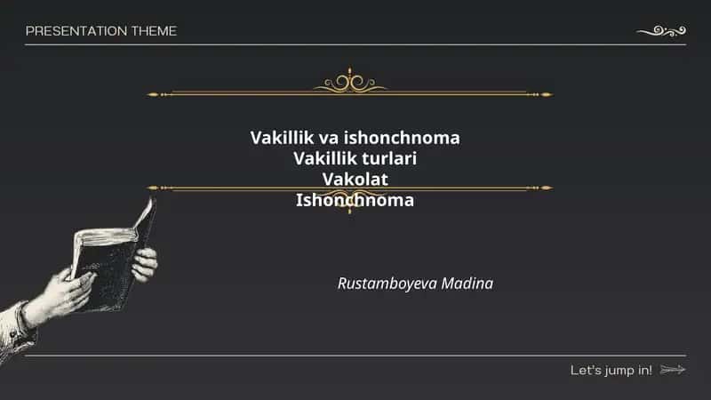 Vakillik va ishonchnoma