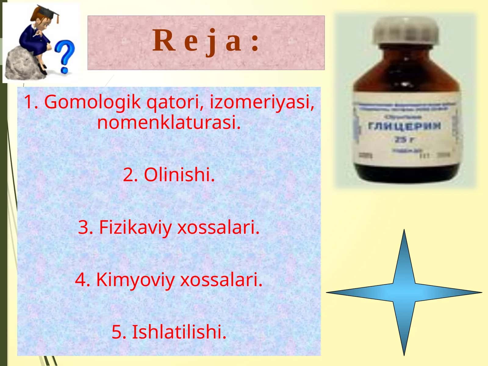 Ko'p atomli spirtlar: tuzilishi, olinishi, xossalari