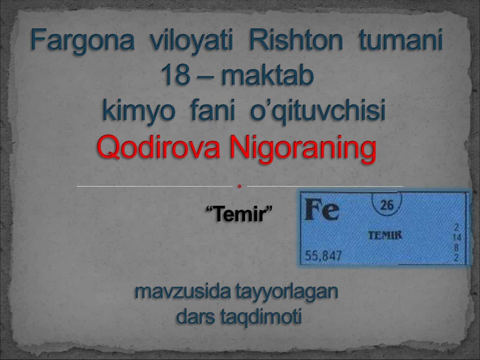 Temir atomi
