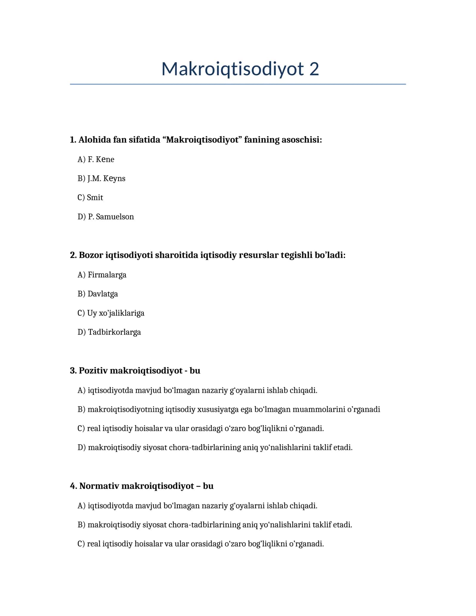 Makroiqtisodiyot 2