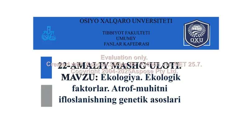 Inson ekologiyasi