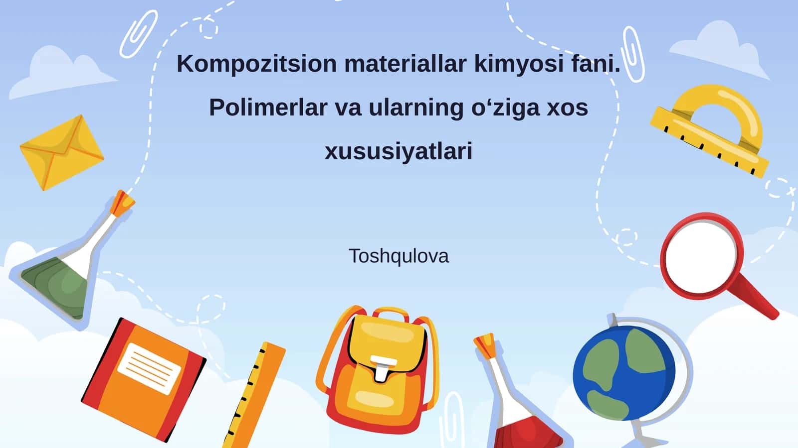 Kompozitsion materiallar kimyosi fani