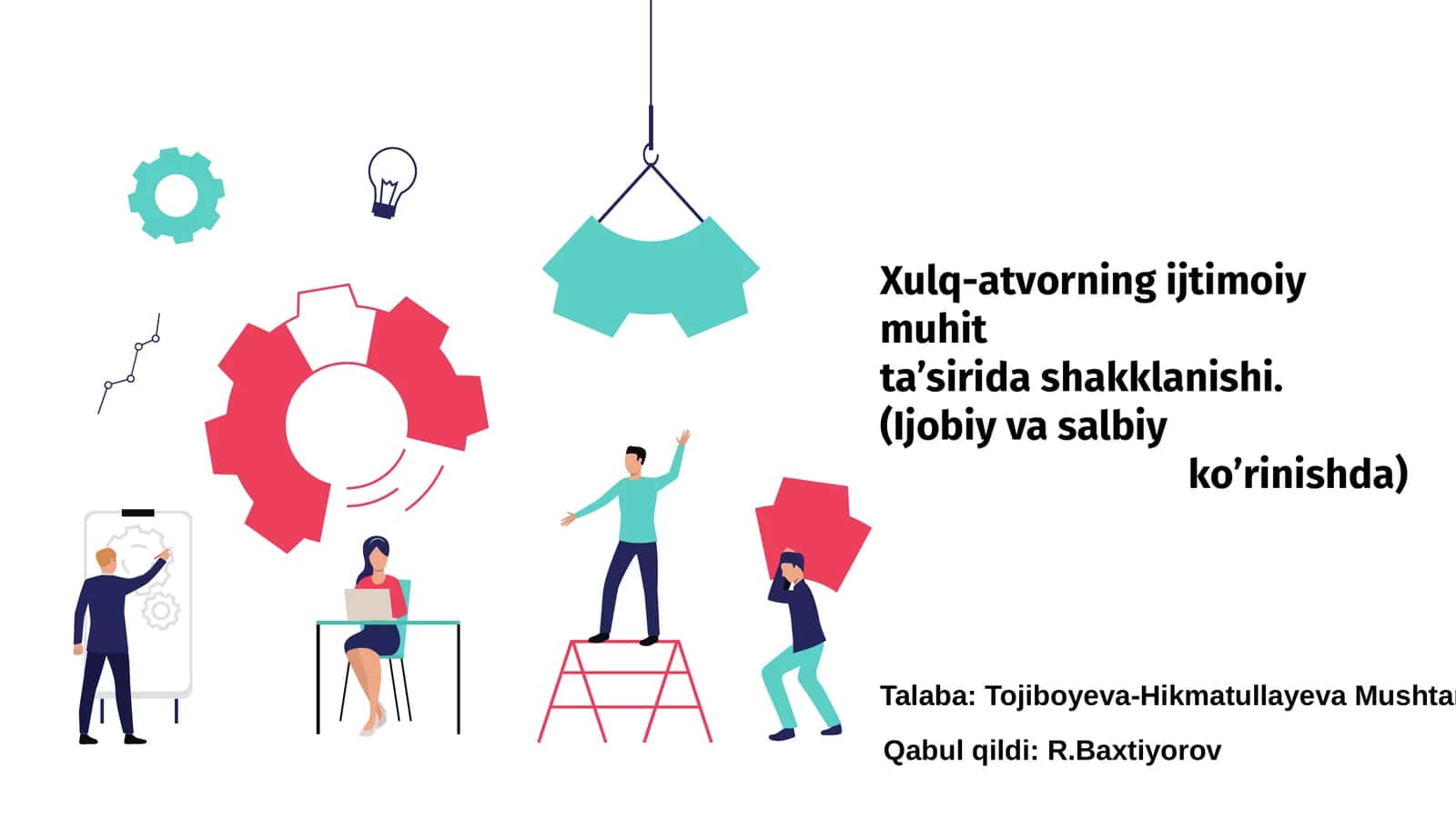 Xulq-atvorning ijtimoiy muhit ta’sirida shakklanishi