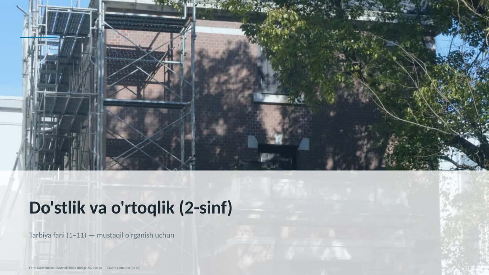 Do'stlik va o'rtoqlik (2-sinf)