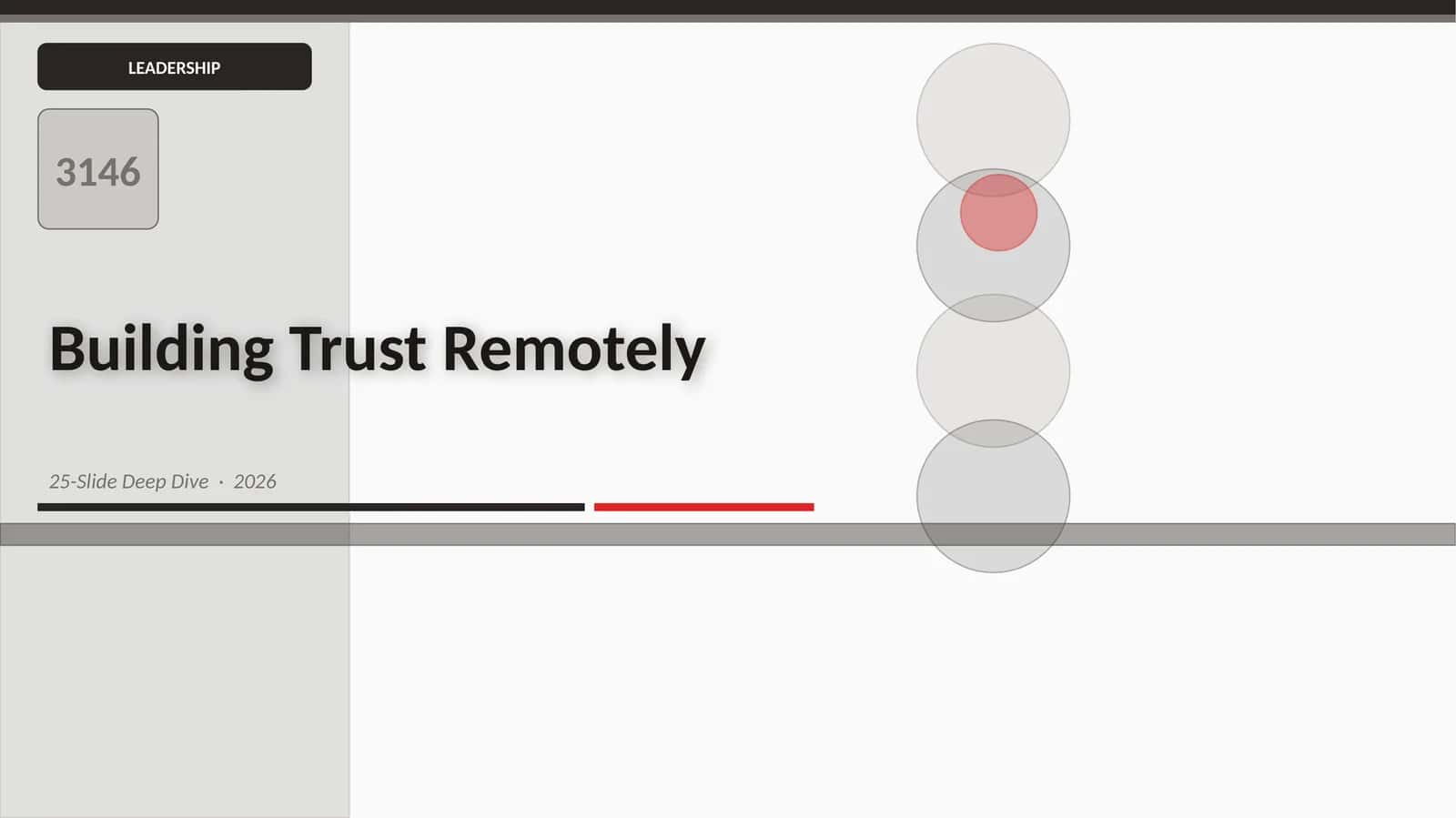 Building Trust Remotely