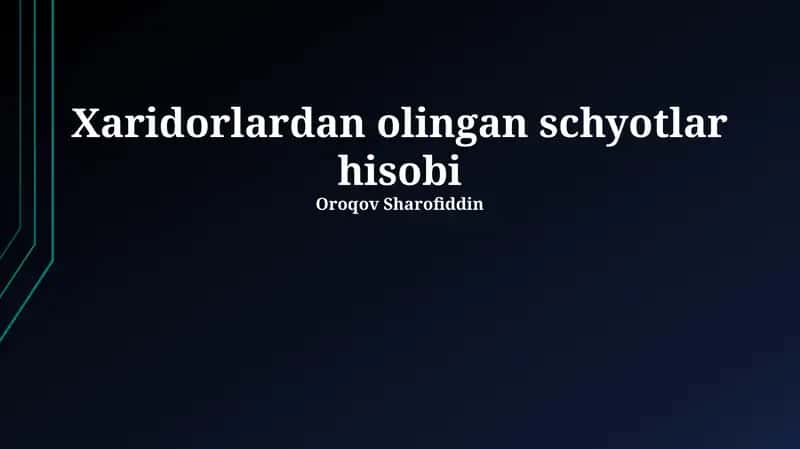 Hisob-Fakturalar hisobi