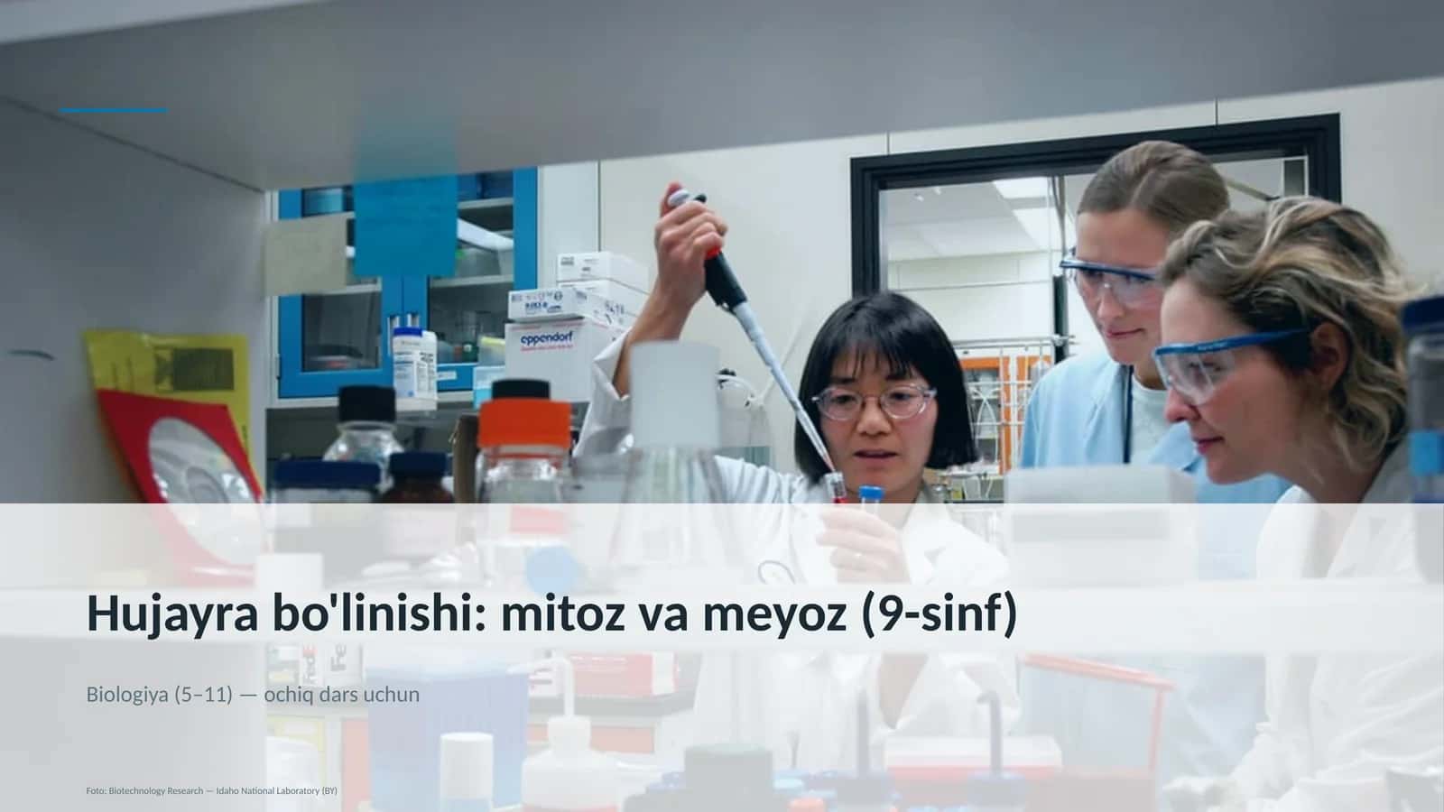 Hujayra bo'linishi: mitoz va meyoz (9-sinf)