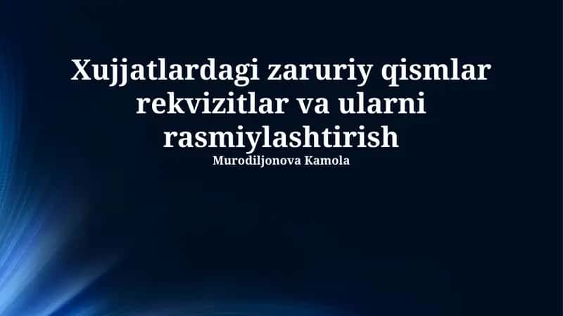 Maxfiy hujjatlarni himoya qilish
