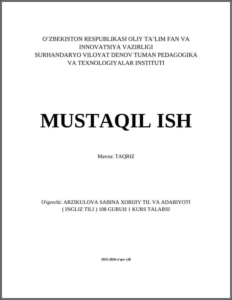 TAQRIZ