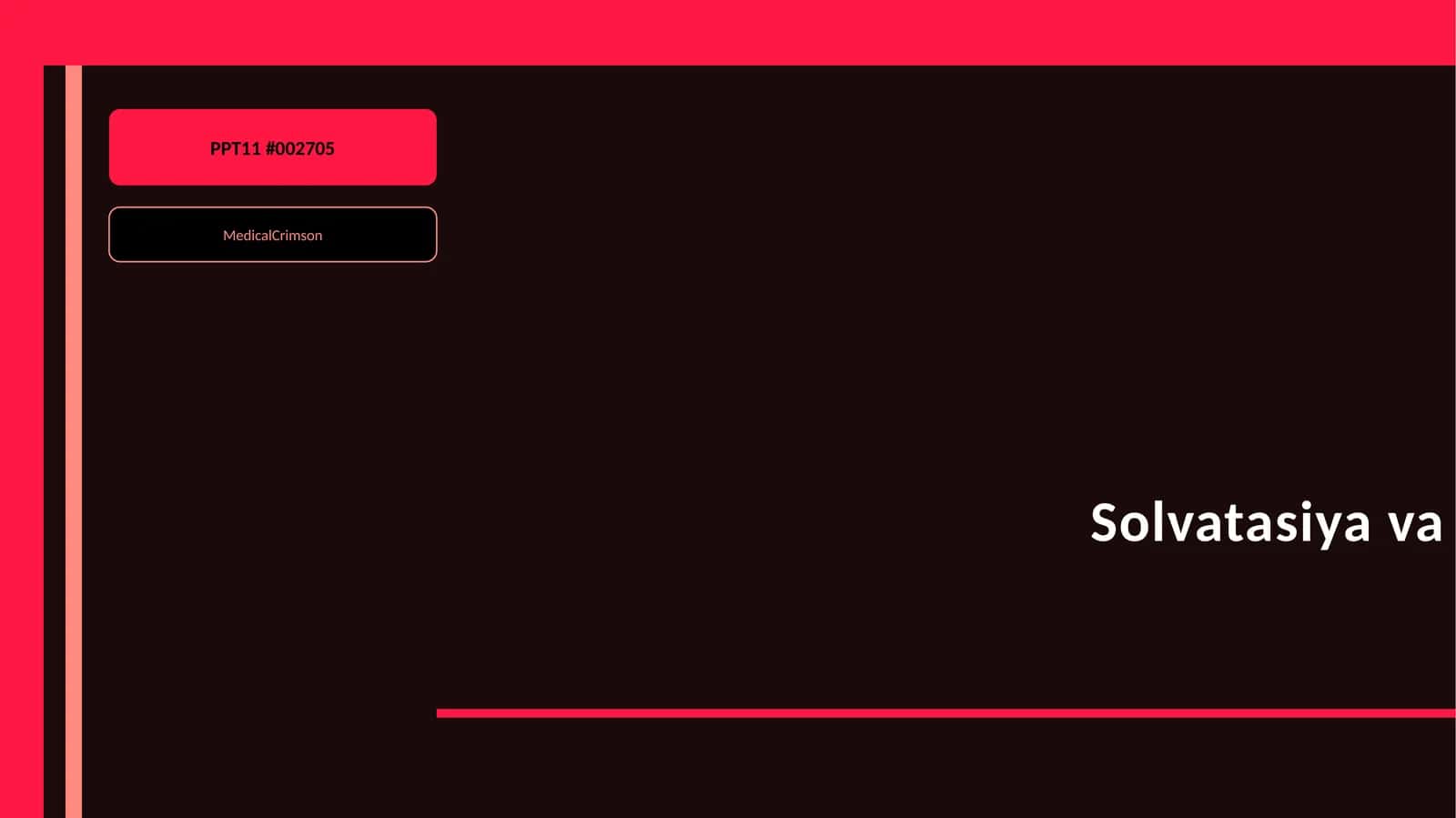Solvatasiya va gidrofobik effektlar