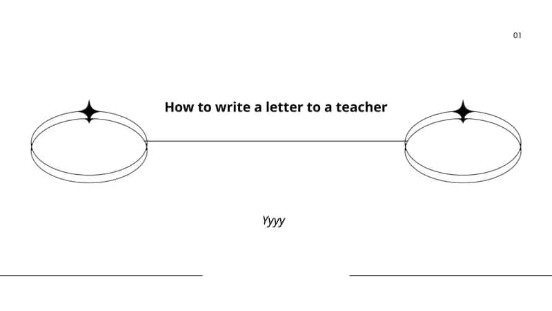 How to write a letter to a teacher