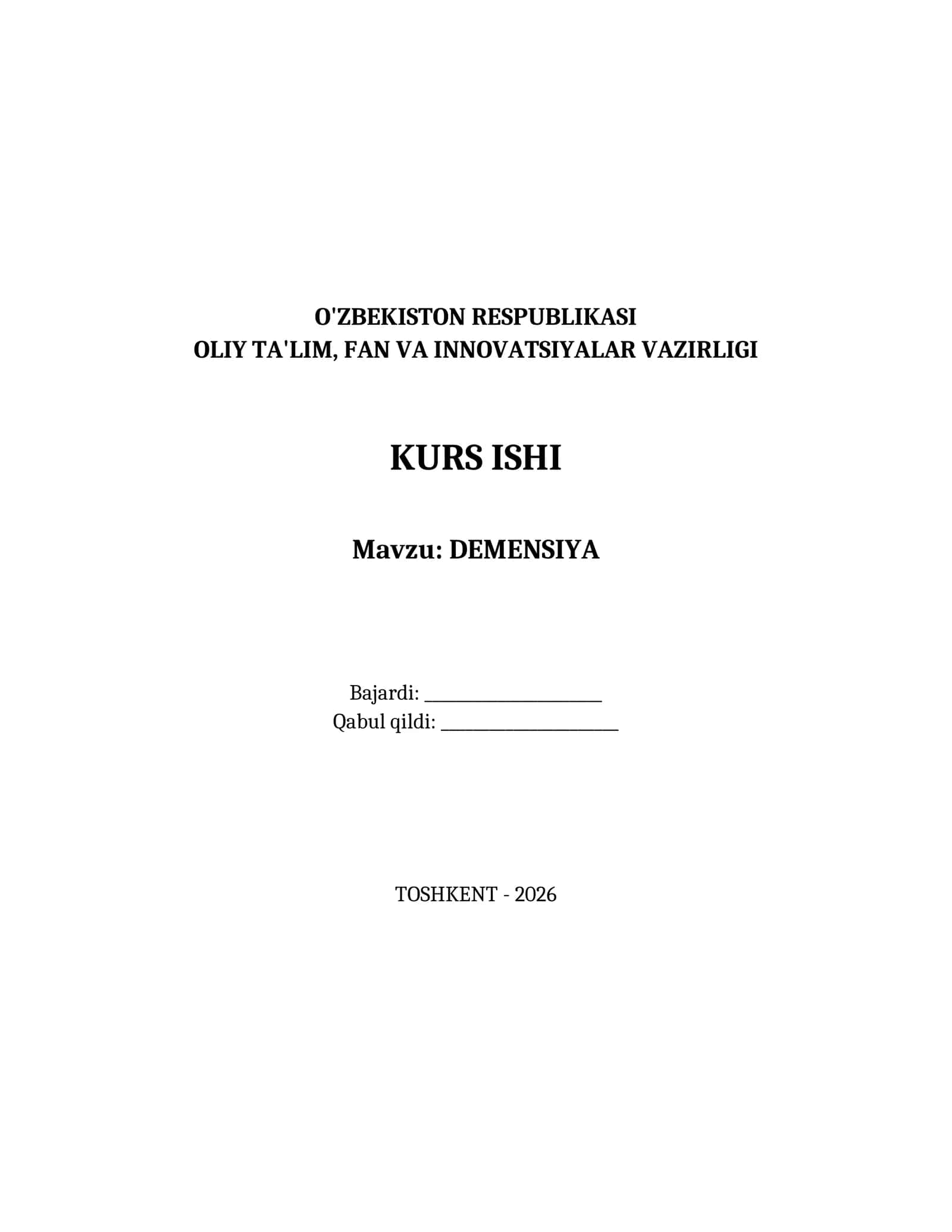 DEMENSIYA