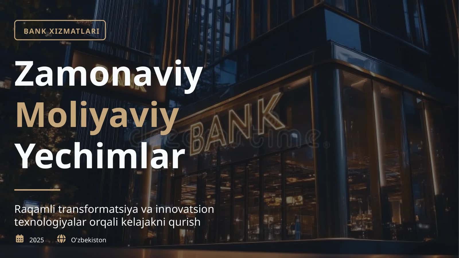 BANK XIZMATLARI