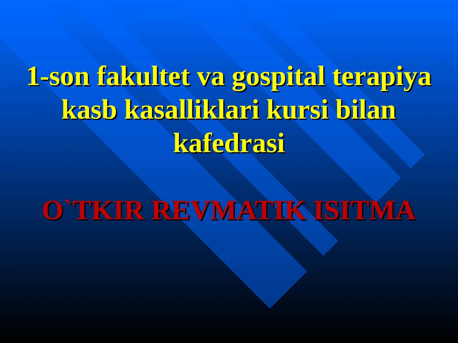 revmatik istma