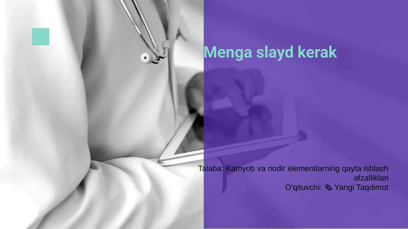 Menga slayd kerak