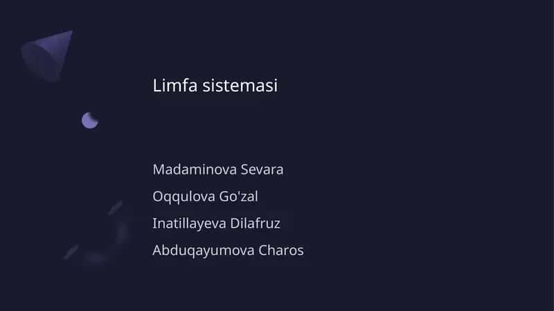 Limfa sistemasi
