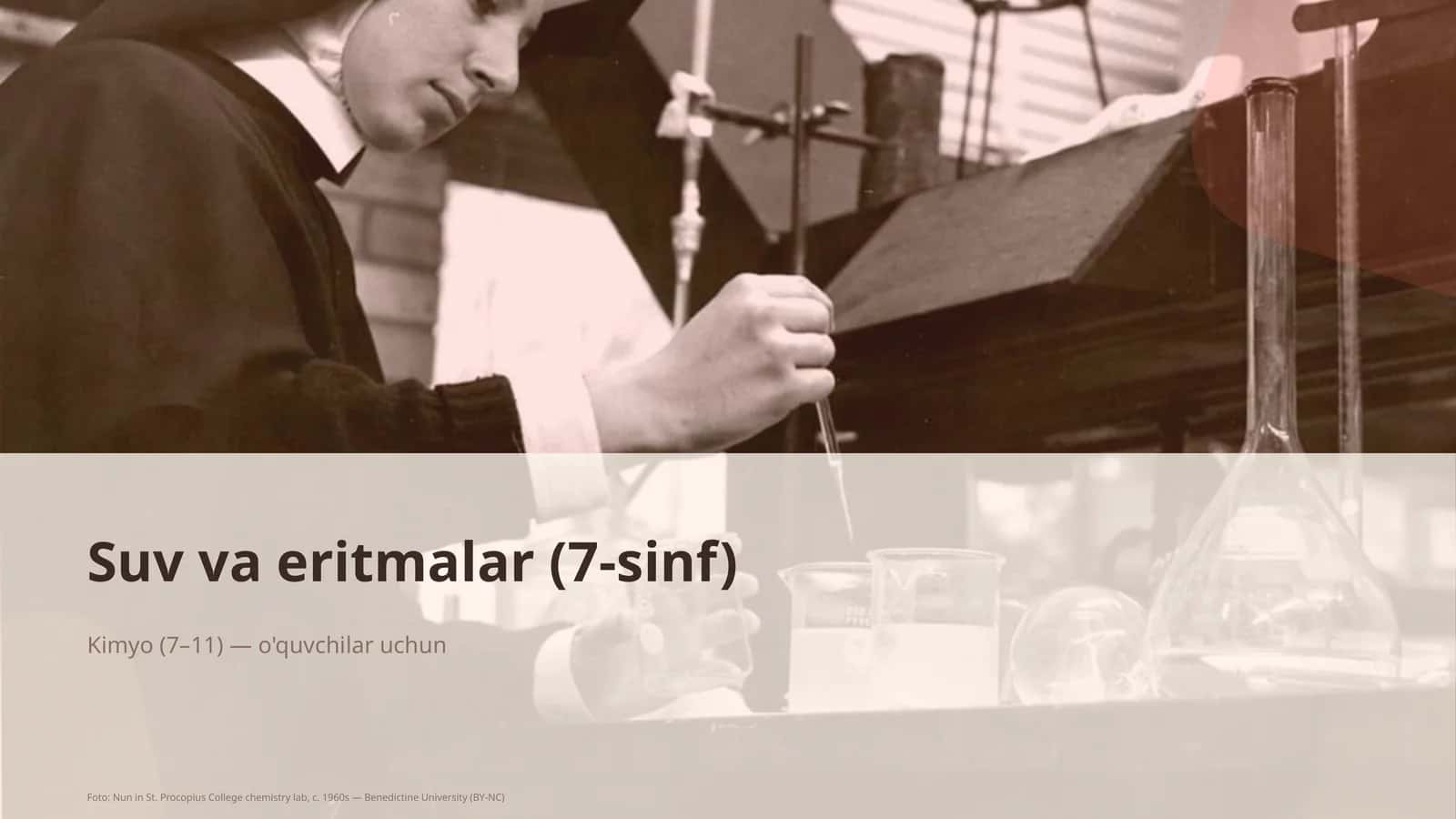Suv va eritmalar (7-sinf)