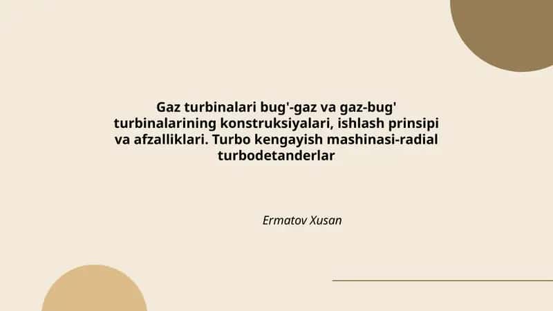 Gaz turbinalari