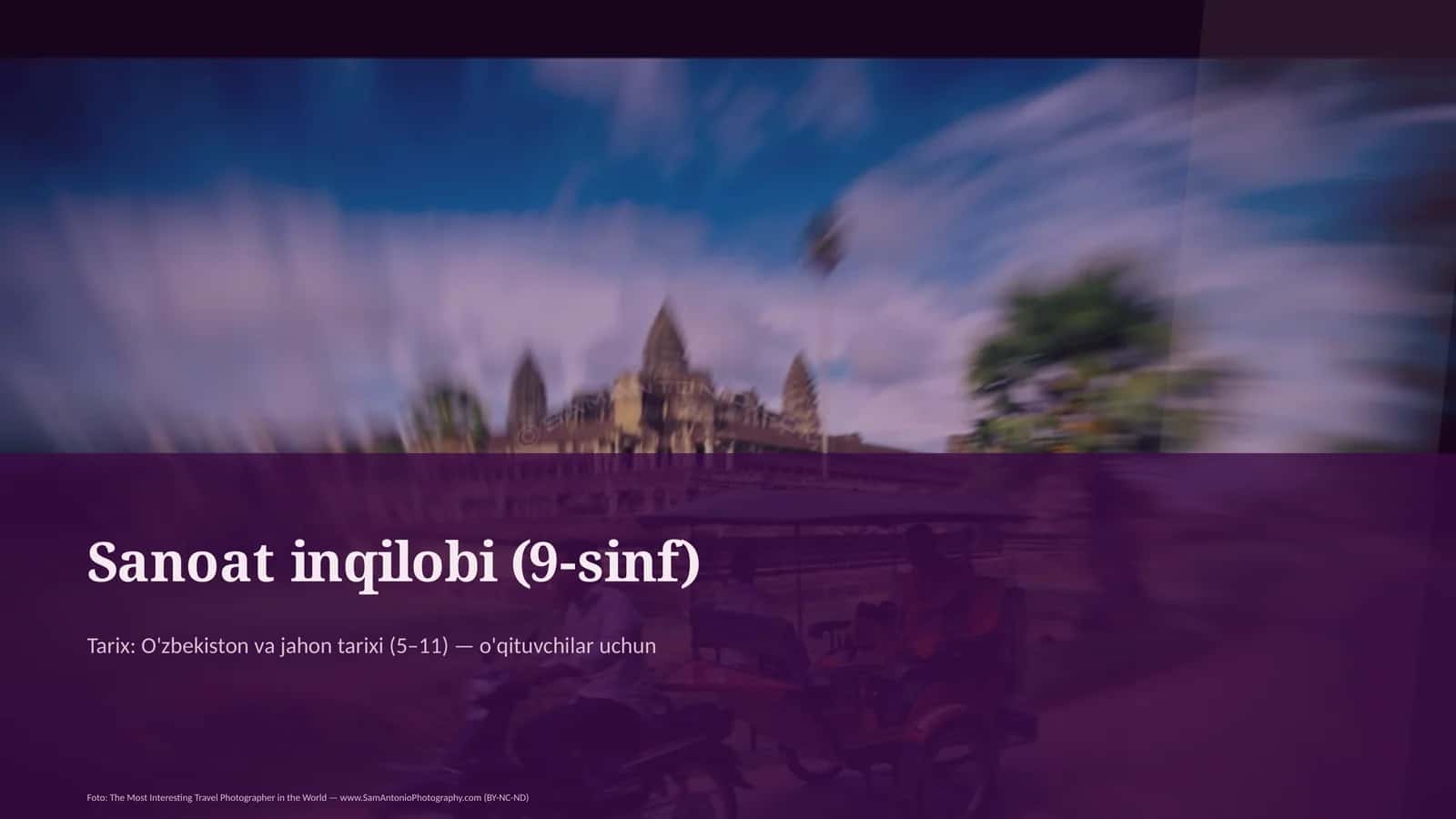 Sanoat inqilobi (9-sinf)