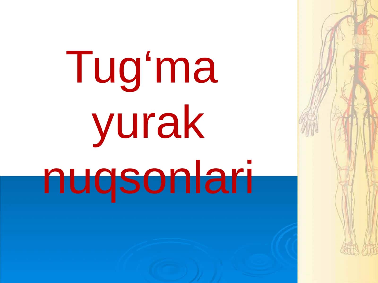 Tug‘mayurak nuqsonlari