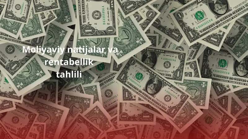 Moliyaviy natijalar va rentabellik tahlili