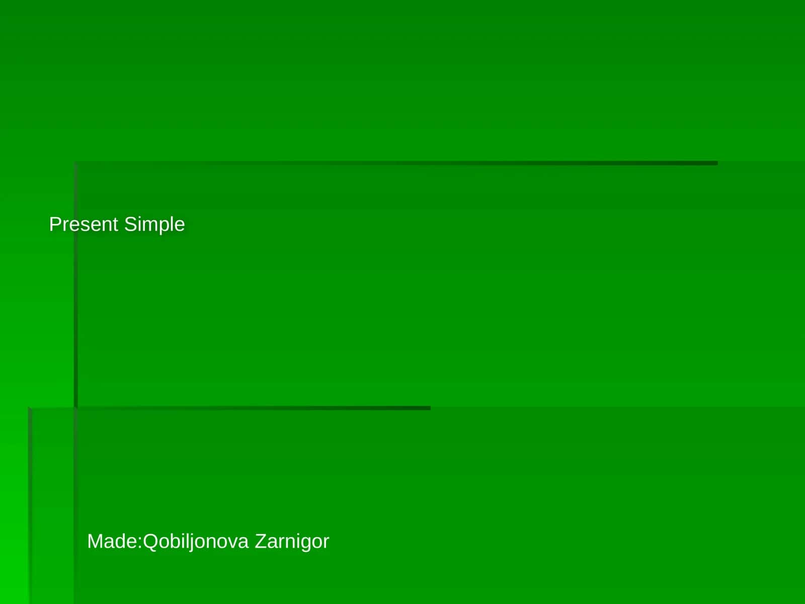 Present Simple