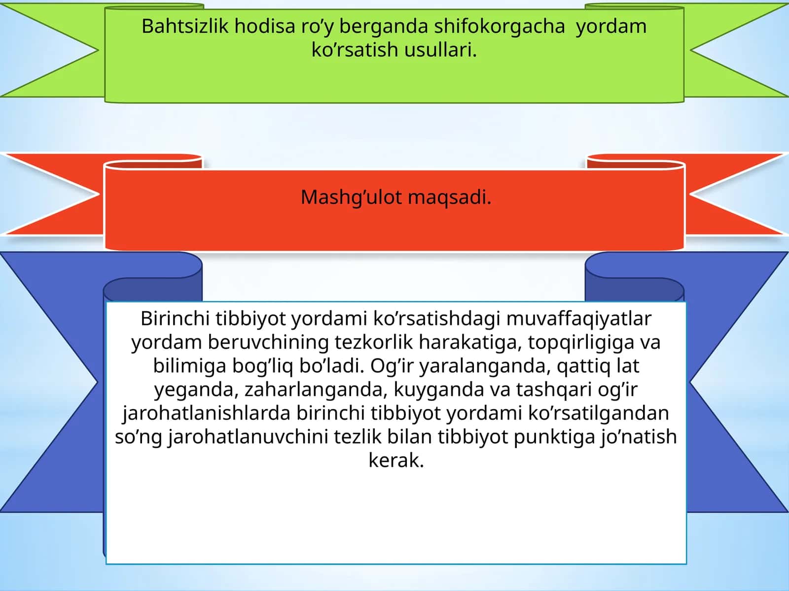 Birinchi tibbiyot yordami
