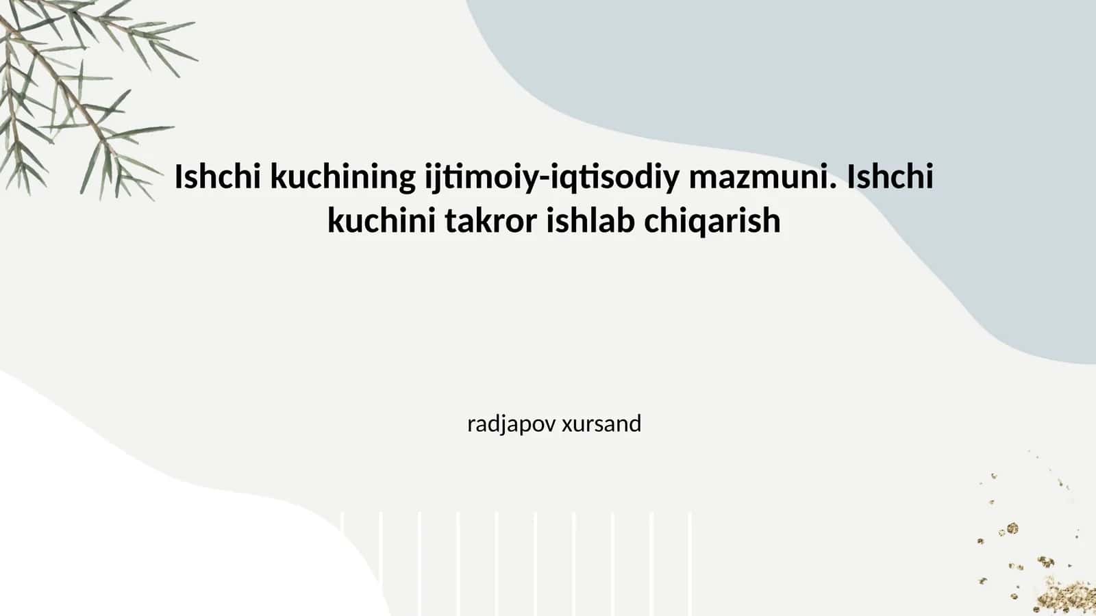 Ishchi kuchlar