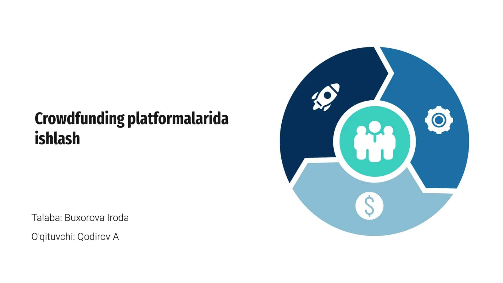 Crowdfunding platformalarida ishlash