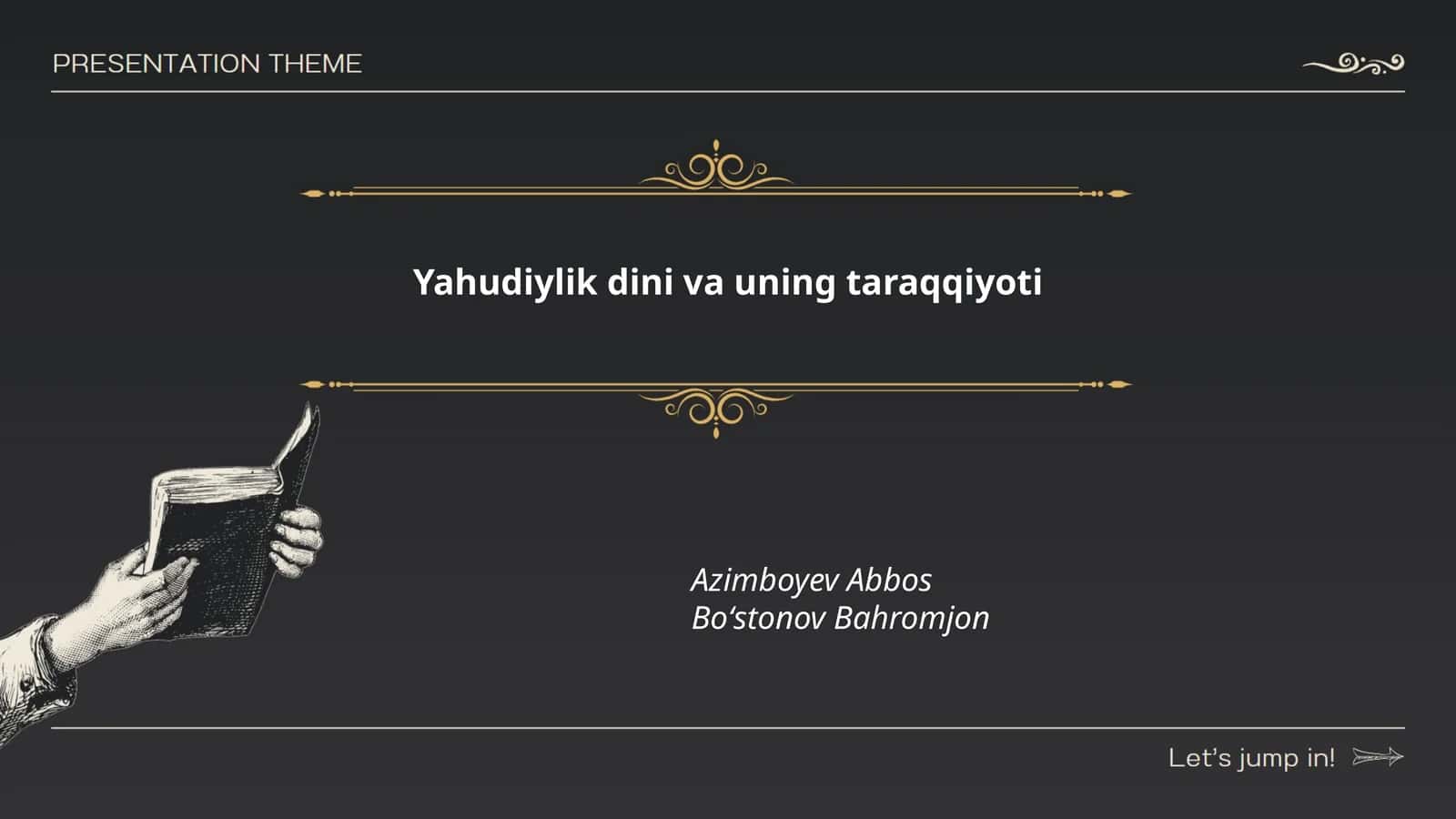 Yahudiylik dini va uning taraqqiyoti