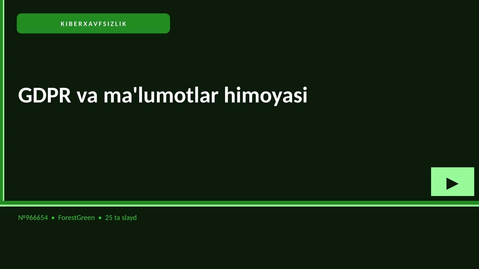 KIBERXAVFSIZLIK