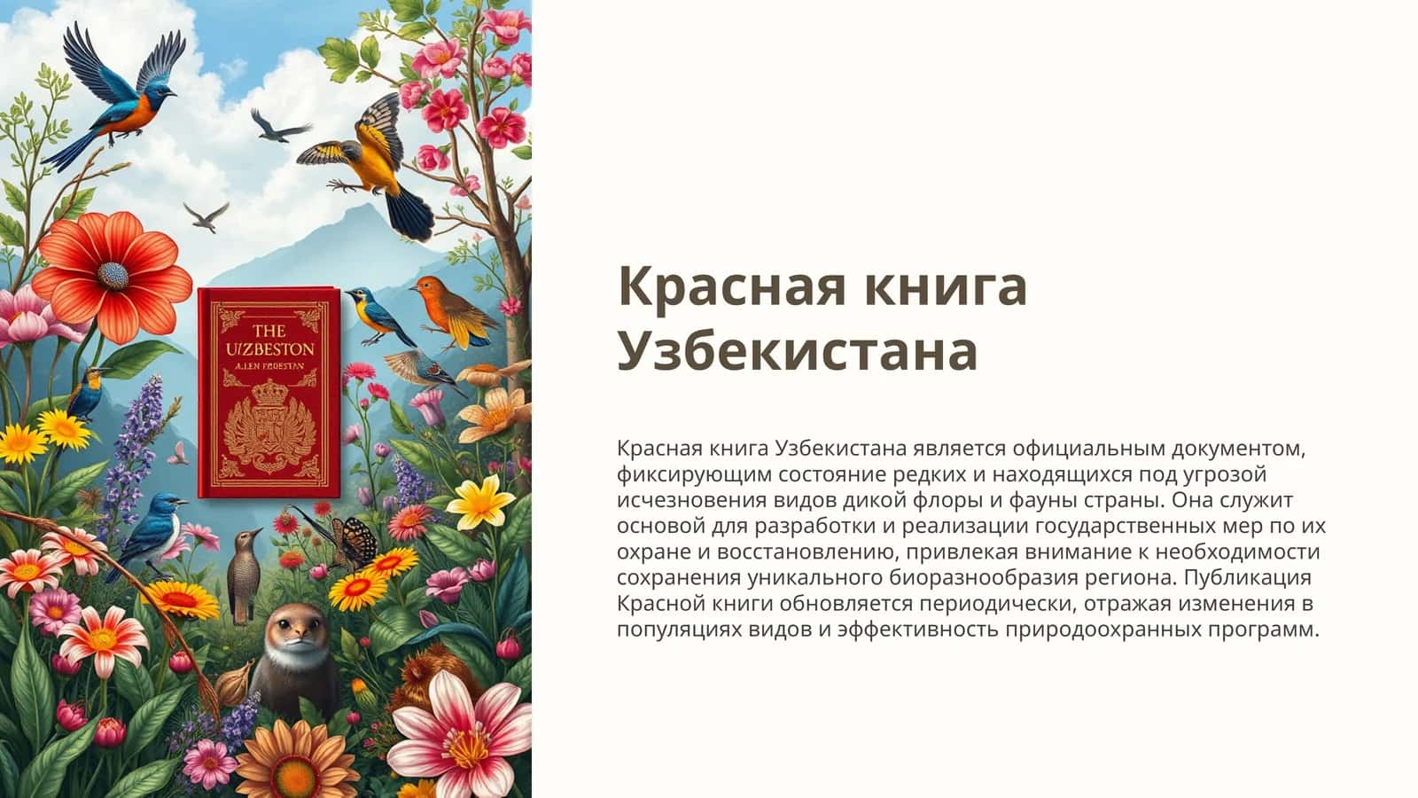 Красная книга Узбекистана