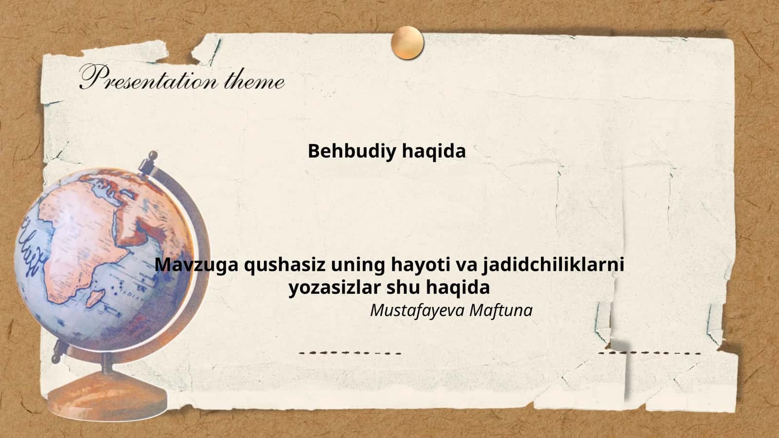 Behbudiy haqida