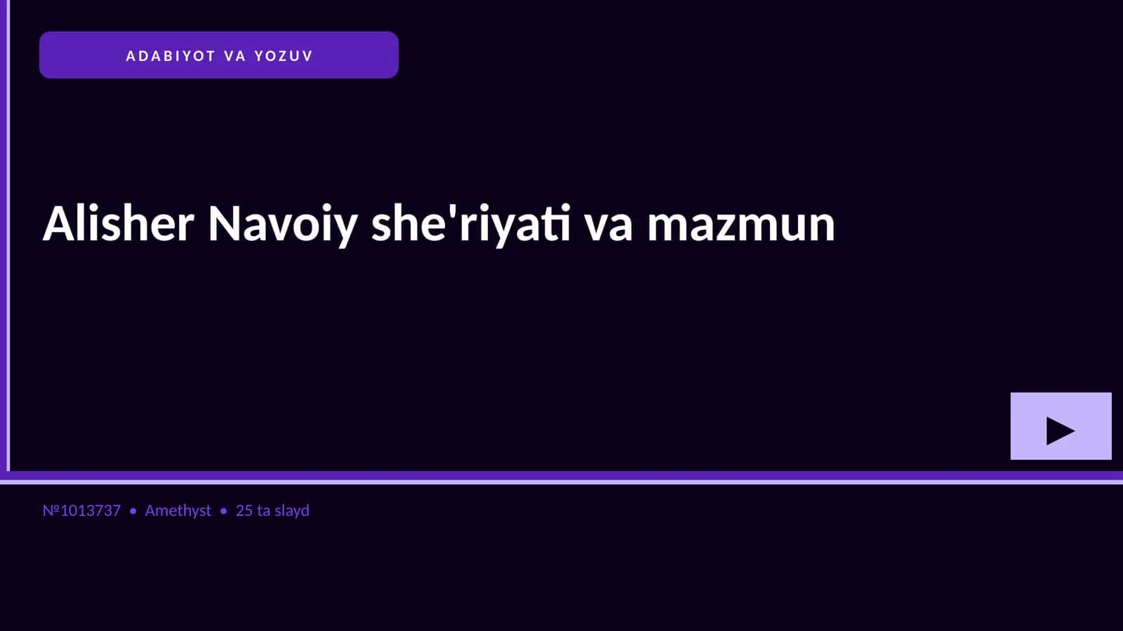 Alisher Navoiy she'riyati va mazmun