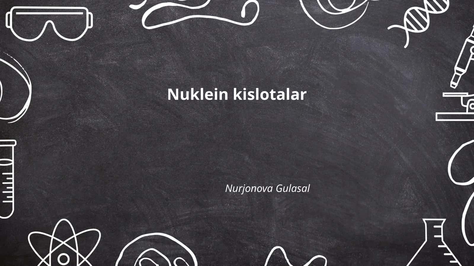 Nuklein kislotalar