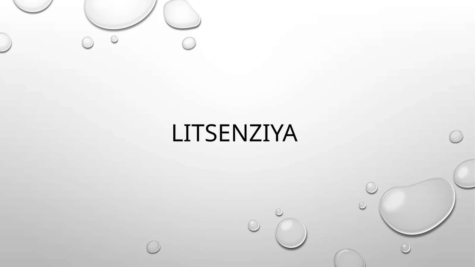 Litsenziya