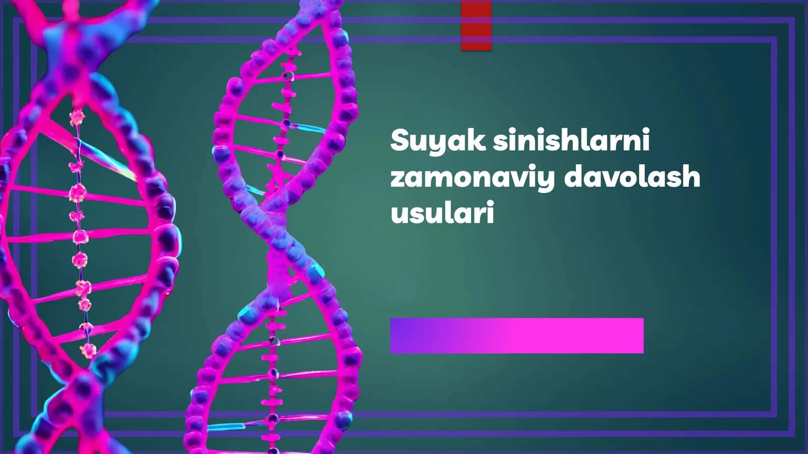 Suyak sinishlarni zamonaviy davolash usulari