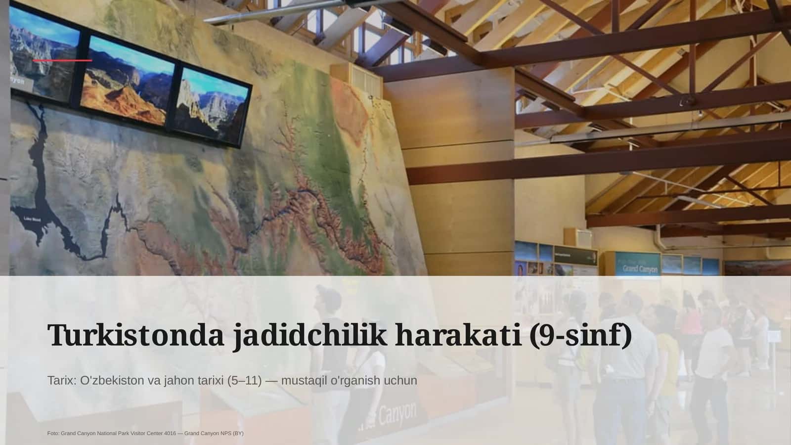 Turkistonda jadidchilik harakati (9-sinf)