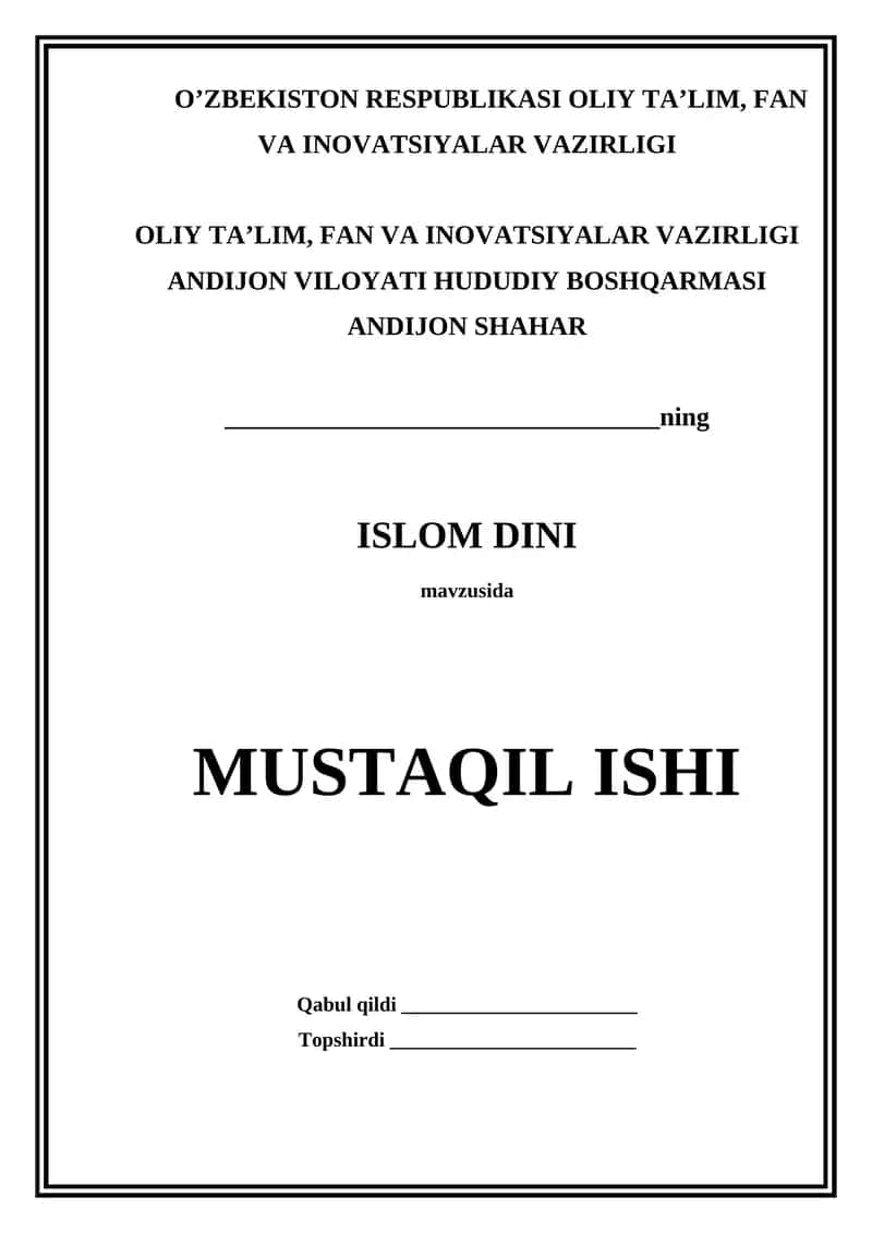 ISLOM DINI