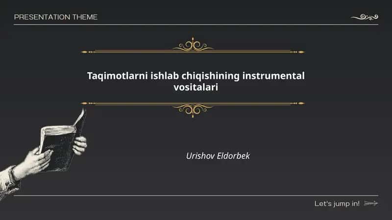 Microsoft PowerPoint va uning dizayn imkoniyatlari