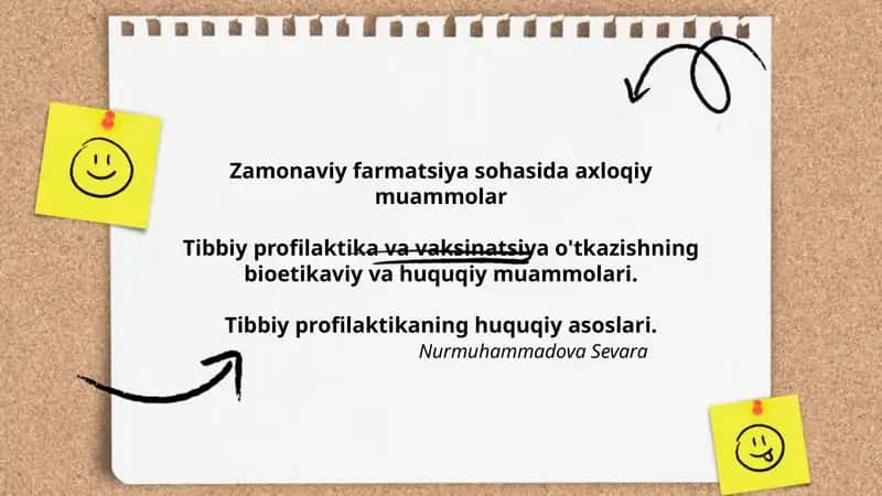 Zamonaviy farmatsiya sohasida axloqiy muammolar