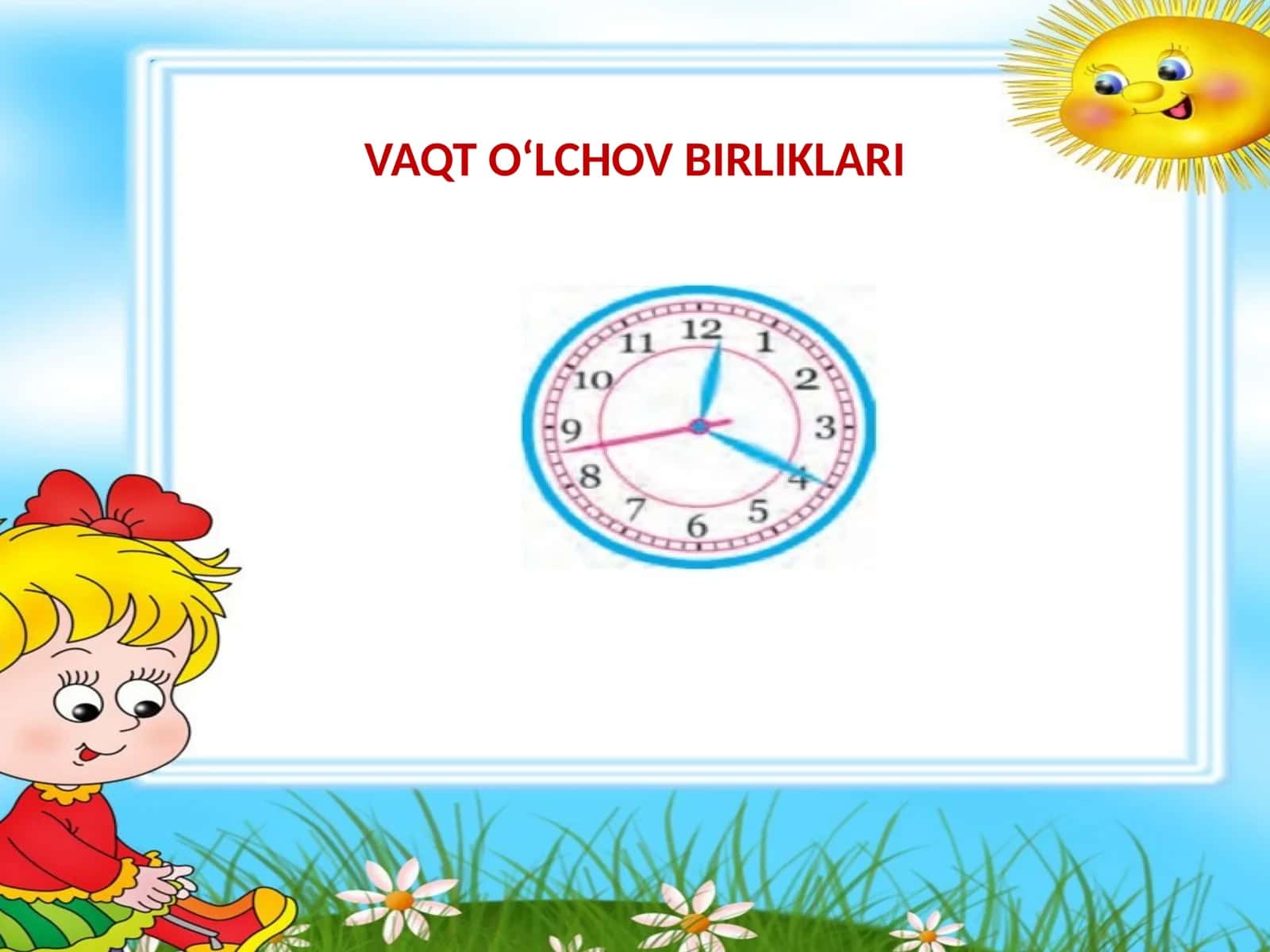 VAQT O‘LCHOV BIRLIKLARI