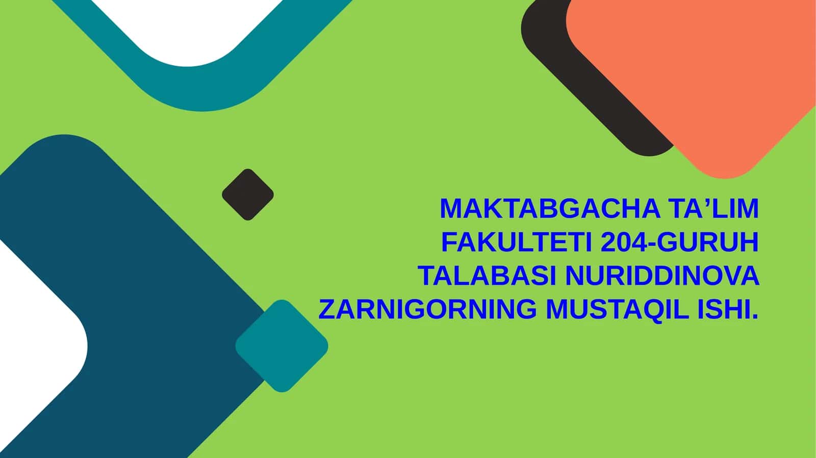 Rivojlanish markazlari
